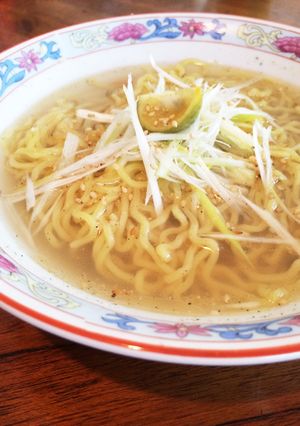 酒蒸しの出汁で^o^塩ラーメンを作る！-レシピのメイン写真