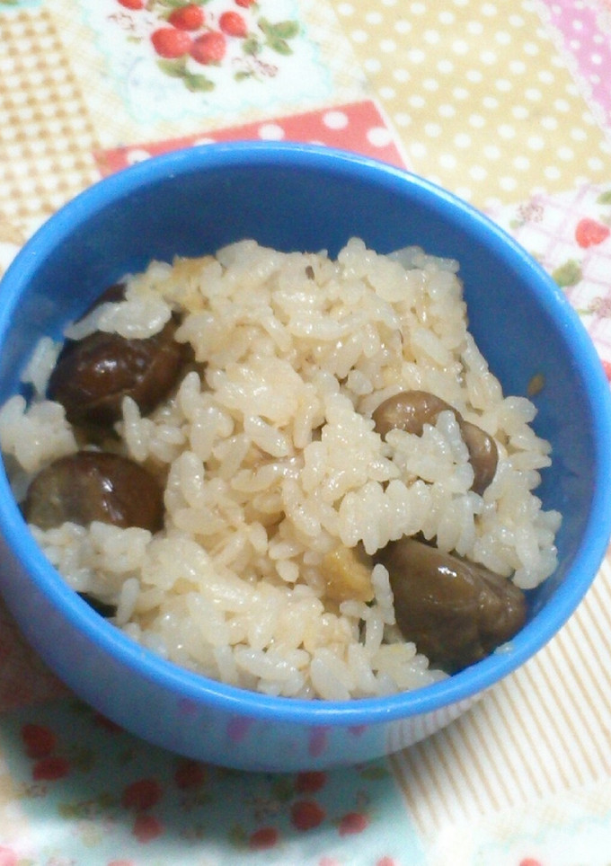 甘栗ツナの炊き込みご飯-レシピのメイン写真