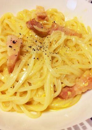 簡単ランチ☆カルボナーラうどん-レシピのメイン写真