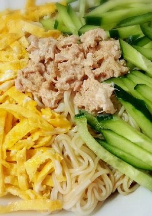 ランチに♡ぱぱっと三色中華そうめん-レシピのメイン写真