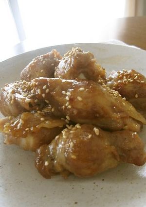 うずら卵の豚スライス肉の飴包み甘辛煮-レシピのメイン写真