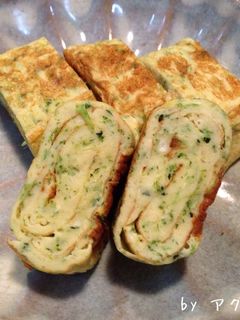 小松菜の卵焼き-レシピのメイン写真