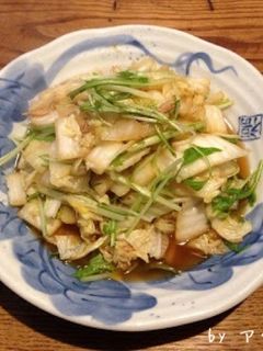水菜と白菜のシーチキン炒め煮-レシピのメイン写真