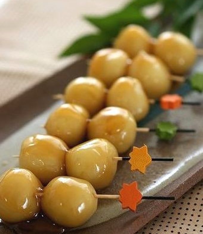 さつまいも入りみたらし団子 by natsu_max2 【クックパッド】 簡単