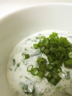 ほうれん草のヨーグルトディップ-レシピのメイン写真