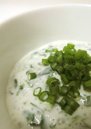ほうれん草のヨーグルトディップ-レシピのメイン写真