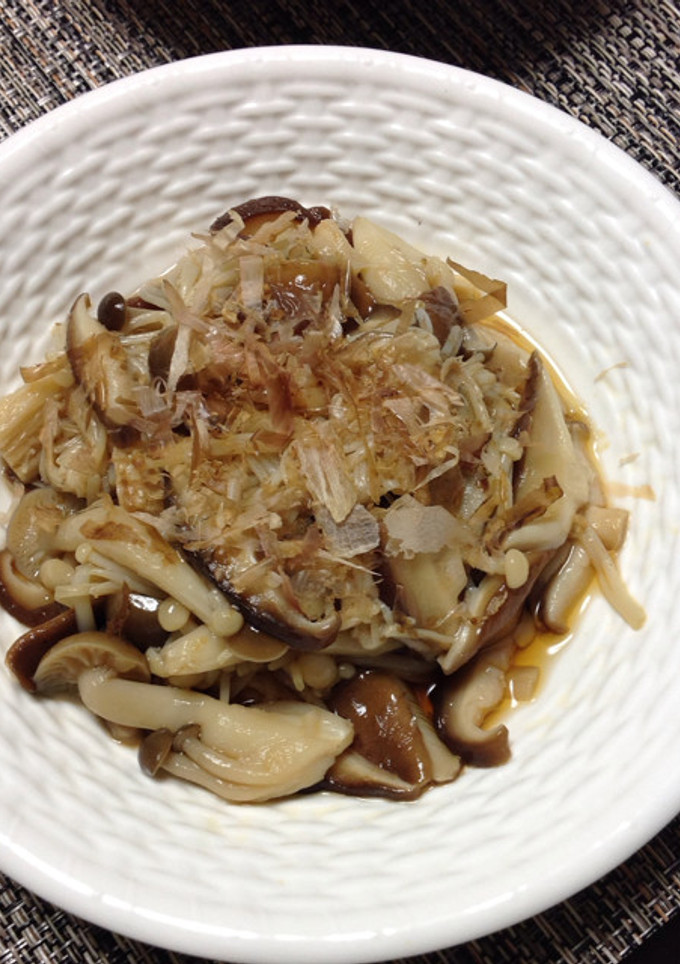 きのこの麺つゆ和え-レシピのメイン写真