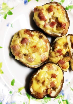 椎茸のベーコンマヨネーズ焼き-レシピのメイン写真