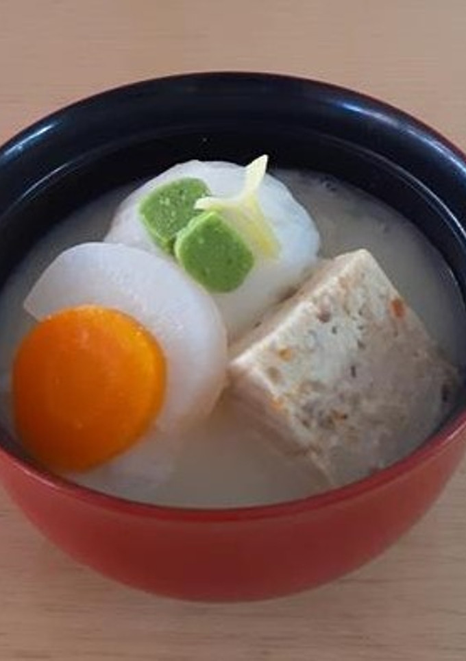 行事食　白みそ仕立て雑煮-レシピのメイン写真