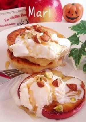 大満足♡強力粉&豆腐のふわもちパンケーキ-レシピのメイン写真