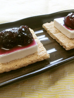 手作りぶどうジャムでひとくちチーズケーキ-レシピのメイン写真