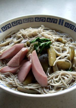 ダイエット･レシピ　『ナスのにゅうめん』-レシピのメイン写真