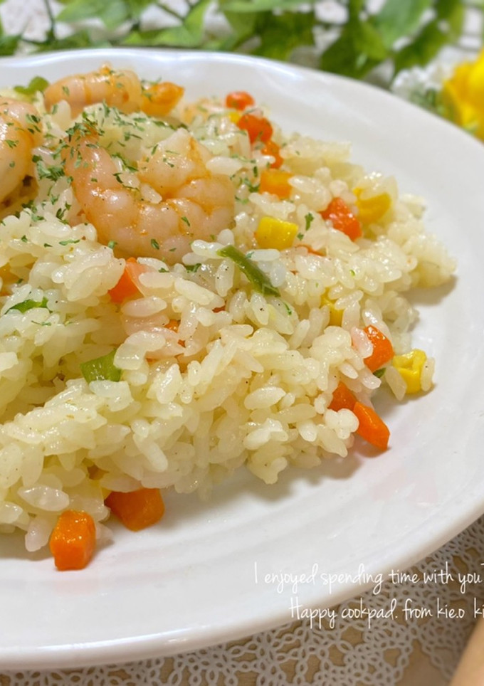 【簡単】❀炊飯器におまかせ☆えびピラフ❀-レシピのメイン写真