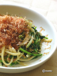 ツナと大根菜の味噌バター焼うどん-レシピのメイン写真