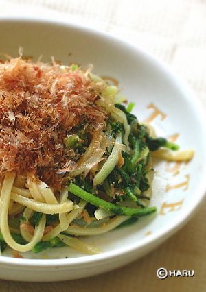 ツナと大根菜の味噌バター焼うどん-レシピのメイン写真