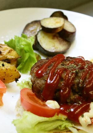 お手製　ハンバーガー（マフィン）-レシピのメイン写真