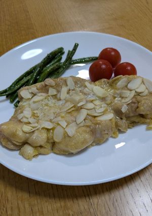 鶏肉のアーモンド焼き-レシピのメイン写真