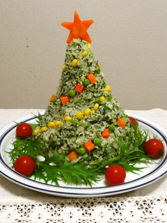 ☆クリスマスツリーピラフ☆-レシピのメイン写真