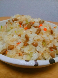 納豆チャーハン-レシピのメイン写真