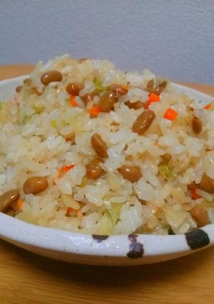 納豆チャーハン-レシピのメイン写真