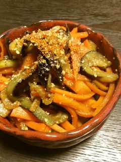 なすと人参の炒めもの-レシピのメイン写真