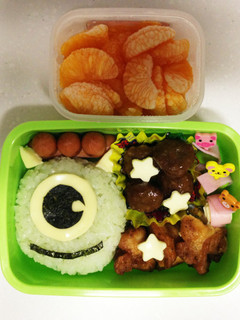 可愛いマイク キャラ弁-レシピのメイン写真