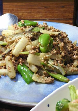 大根と野菜の挽肉味噌炒め-レシピのメイン写真