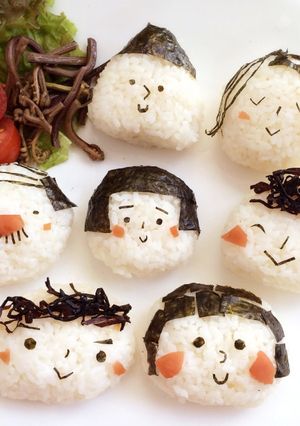 顔むすび-レシピのメイン写真