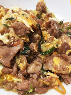 冷蔵庫の残り物で!豚肉と野菜の甘辛炒め-レシピのメイン写真