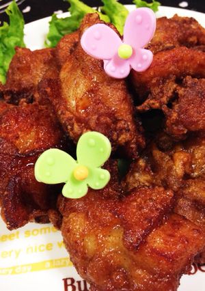 運動会弁当に簡単唐揚げ♡焼肉タレでおかず-レシピのメイン写真
