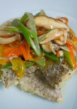 簡単★ごちそう♪タラの彩り野菜あんかけ-レシピのメイン写真