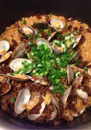 あさりとドライトマトのみそ炊込みご飯-レシピのメイン写真