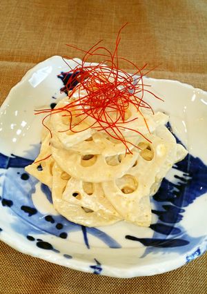 ⭐ゆず胡椒⭐れんこんサラダ♪レンジで簡単-レシピのメイン写真