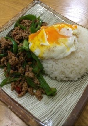 ガパオライス(豚挽肉)カオダーイ(卵付)-レシピのメイン写真