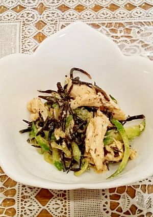 デパ地下風☆鶏ささみのひじきサラダ-レシピのメイン写真