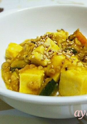 ☆甘い☆カボチャ入り麻婆豆腐風-レシピのメイン写真