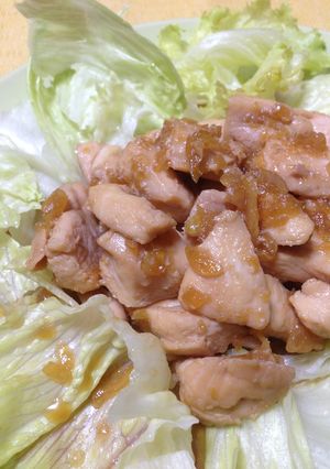 ヘルシー美味しい♪鶏むね肉の生姜焼き-レシピのメイン写真