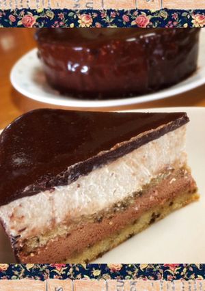 栗とチョコのムースケーキ-レシピのメイン写真