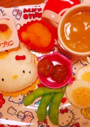 お子様kittyカレー-レシピのメイン写真