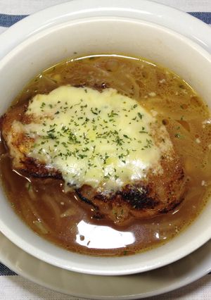 あったまる〜オニオングラタンスープ♪-レシピのメイン写真