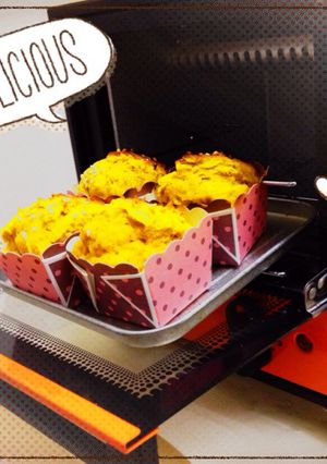 HMで簡単☆かぼちゃのカップケーキ-レシピのメイン写真