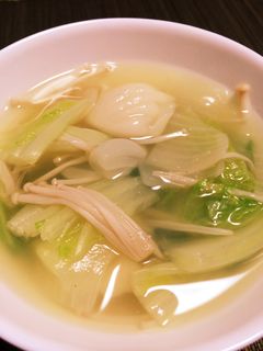 簡単ポカポカ♪白菜と生姜の食べるスープ-レシピのメイン写真
