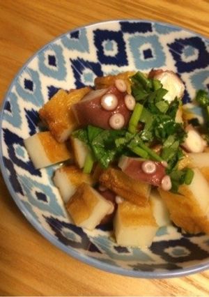 たこのパクチーぽん酢和え-レシピのメイン写真