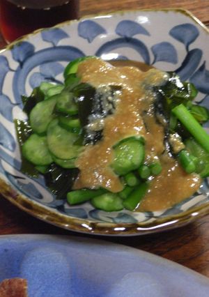 ニンニクの芽も酢味噌合え-レシピのメイン写真