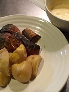 鯖とポテトのグリル◇マヨたまソース添え-レシピのメイン写真