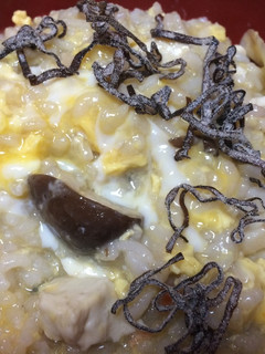 湯豆腐のシメに!ふっくら卵入りおじや-レシピのメイン写真