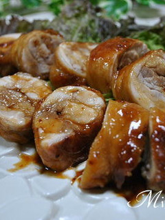簡単!ロールチキン照り焼き-レシピのメイン写真