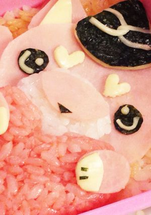 キャラ弁♡妖怪ウォッチのキュン太郎簡単-レシピのメイン写真