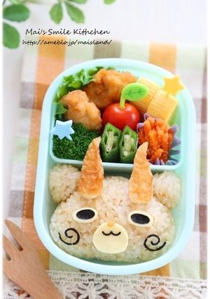 妖怪ウォッチ☆コマじろう＊キャラ弁-レシピのメイン写真