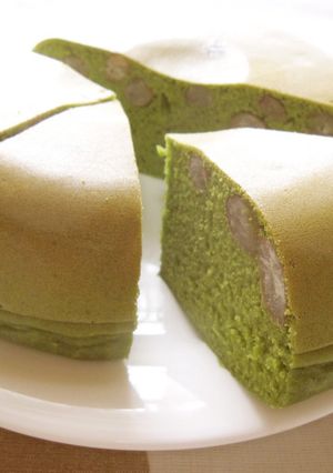 炊飯器で♪抹茶金時豆ケーキ-レシピのメイン写真